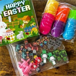 Minecraft Keychains Easter Egg Hunt Set 16